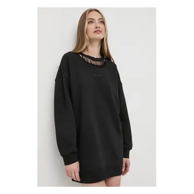 Pinko ruha fekete, mini, oversize