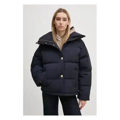 Tommy Hilfiger pehelydzseki női, sötétkék, téli, oversize, WW0WW43158