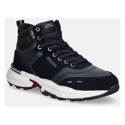 Tommy Hilfiger sportcipő RUNNER CORDURA HI LTH MIX sötétkék, FM0FM05222