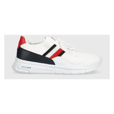 Tommy Hilfiger sportcipő PREMIUM LIGHTWEIGHT RUNNER KNIT fehér