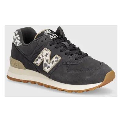 New Balance velúr sportcipő WL574XE2 szürke, WL574XE2