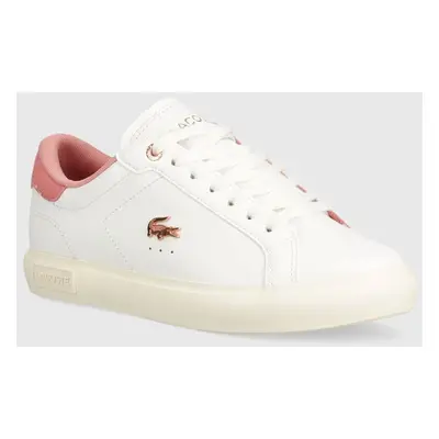 Lacoste bőr sportcipő Powercourt Leather fehér, 47SFA0081