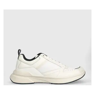 Calvin Klein sportcipő LOW TOP LACE UP MIX bézs, HM0HM01044