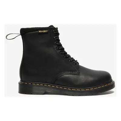 Dr. Martens bőr csizma Pascal fekete, enyhén téliesített, lapos talpú, DM27084001