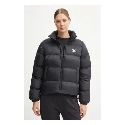 adidas Originals rövid kabát női, fekete, téli, JD0420