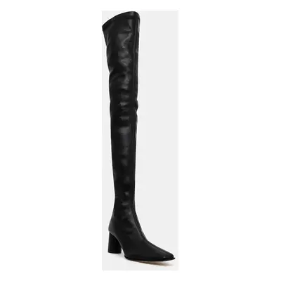 MM6 Maison Margiela csizma fekete, női, magassarkú, S66WW0089.P7973