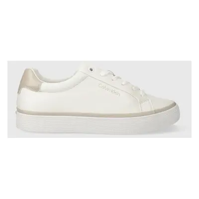 Calvin Klein sportcipő VULC LACE UP - DIAMOND FOXING fehér, HW0HW01865