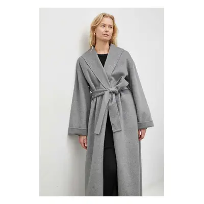 By Malene Birger gyapjúkabát szürke, átmeneti, oversize