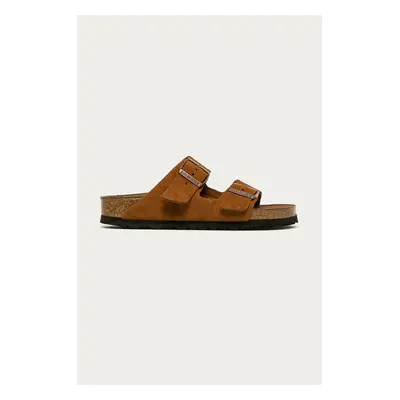 Birkenstock papucs velúrból Arizona SFB barna, női