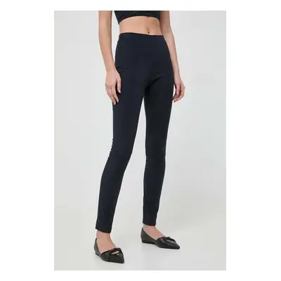 Max Mara Leisure legging Ebe sötétkék, női, sima