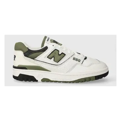 New Balance bőr sportcipő fehér, BB550DOB