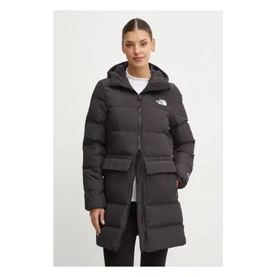 The North Face rövid kabát Gotham női, fekete, téli, NF0A84IX4H01