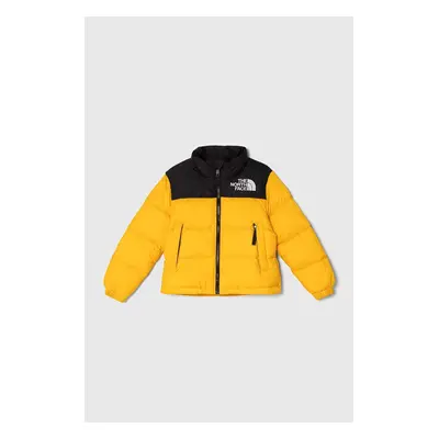 The North Face gyerek sportdzseki RETRO NUPTSE JACKET sárga