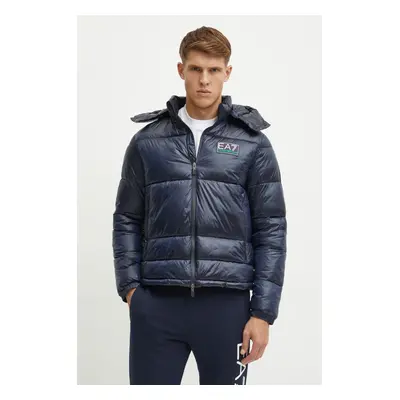 EA7 Emporio Armani rövid kabát férfi, sötétkék, téli, PN2MZ.6DPB71