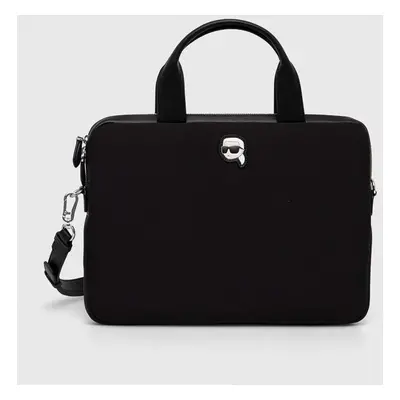 Karl Lagerfeld laptop táska fekete