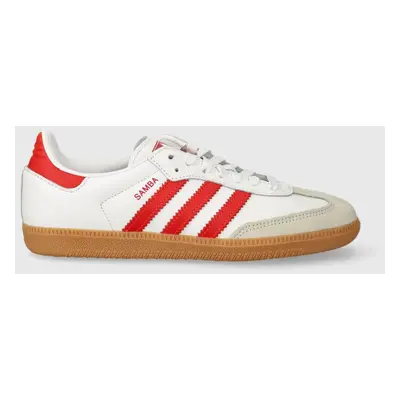 adidas Originals bőr sportcipő Samba OG fehér, IF6513