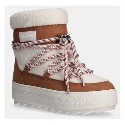 Juicy Couture hócipő JUICY SNOW BOOT bézs, JCFBTS224022