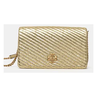 Tory Burch bőr táska Kira sárga, 162140.700