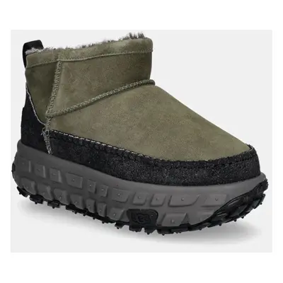 UGG velúr hócipő Venture Daze Ultra Mini zöld, 1158200-BLVC