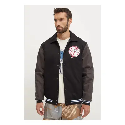 47 brand pamut bomber dzseki MLB New York Yankees fekete, átmeneti, BC017PMILXK636499JK