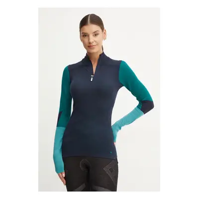 Smartwool funkcionális hosszú ujjú ing Intraknit Thermal Merino Base Layer Colorblock sötétkék, 