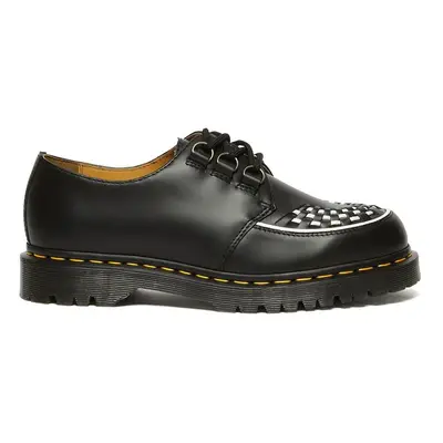 Dr. Martens bőr félcipő Ramsey fekete, női, lapos talpú, DM31499001