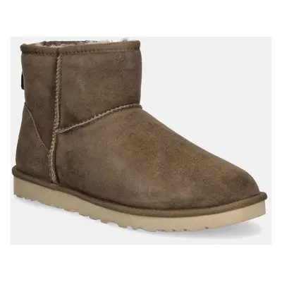 UGG velúr hócipő Classic Mini barna, 1002072-HCK