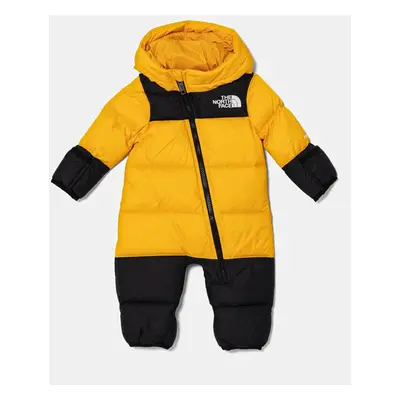 The North Face baba kezeslábas BABY RETRO NUPTSE ONE PIECE sárga, NF0A7WPF56P1