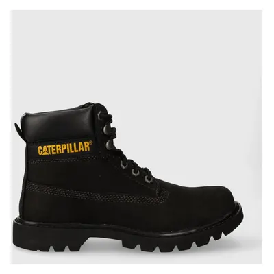 Caterpillar velúr bokacsizma COLORADO 2.0 fekete, női, lapos talpú, P110425