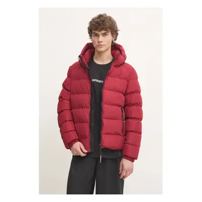 Superdry rövid kabát férfi, bordó, téli, M5011905A-Z6Q