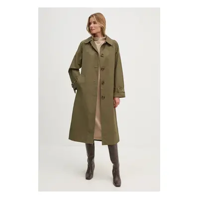 Barbour balonkabát Marie Showerproof női, zöld, átmeneti, oversize