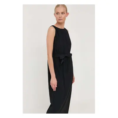 Max Mara Leisure ruha fekete, midi, egyenes