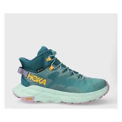 Hoka One One cipő Trail Code GTX türkiz, női