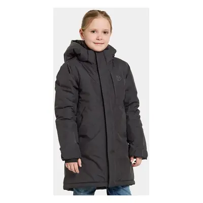 Didriksons gyerek parka PORFYR KIDS PARKA fekete