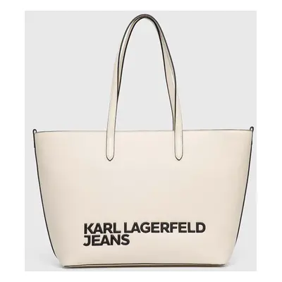 Karl Lagerfeld Jeans kézitáska bézs, 245J3006