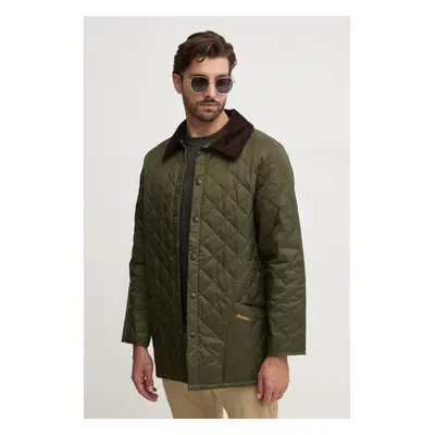 Barbour rövid kabát le Quilt zöld, férfi, átmeneti, MQU0001