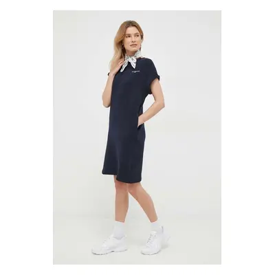 Tommy Hilfiger ruha sötétkék, mini, egyenes