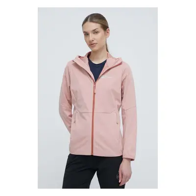 Jack Wolfskin szabadidős kabát Feldberg Hoody rózsaszín