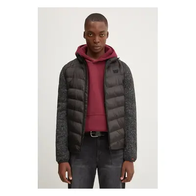 Superdry rövid kabát férfi, fekete, átmeneti, M5011916A-02A