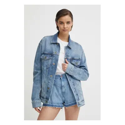 Pepe Jeans farmerdzseki BOYFRIEND JACKET női, átmeneti, oversize, PL402390RH8