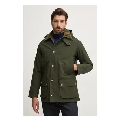 Barbour rövid kabát Winter Ashby Jacket zöld, férfi, átmeneti, MWB1001