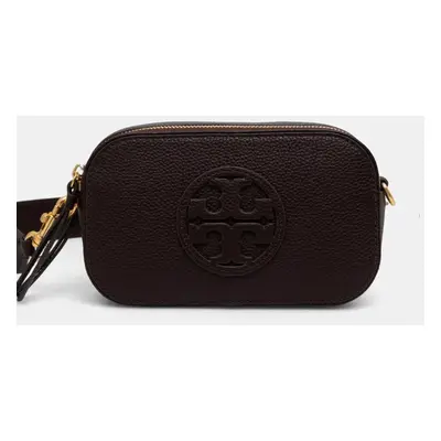 Tory Burch bőr táska Miller barna, 150153.601