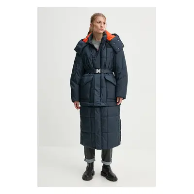 G-Star Raw rövid kabát női, sötétkék, téli, oversize, D25232-B958