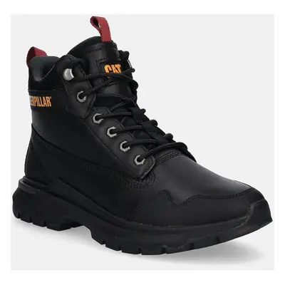 Caterpillar bőr cipő COLORADO SNEAKER WP fekete, férfi, P725946