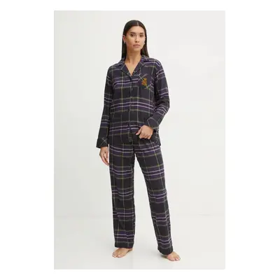 Lauren Ralph Lauren pizsama női, lila, ILN92374F