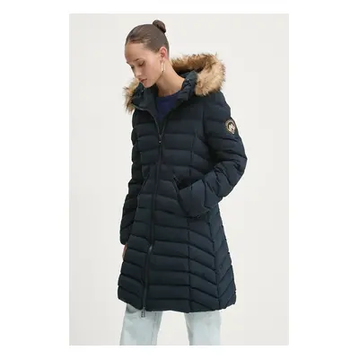 Superdry rövid kabát női, sötétkék, téli, W5011789A-98T