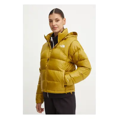 The North Face pehelydzseki Retro Nuptse Jacket női, sárga, téli, NF0A831FECJ1