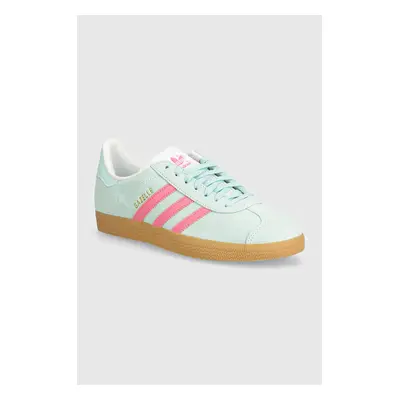 adidas Originals velúr sportcipő Gazelle türkiz, JI1375