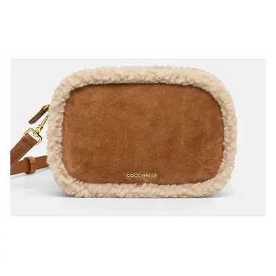 Coccinelle kézitáska TEBE ECO SHEARLING barna, E5 RNS I1