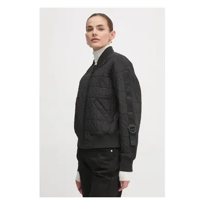 Dkny bomber dzseki női, fekete, átmeneti, P4MJ6Y20